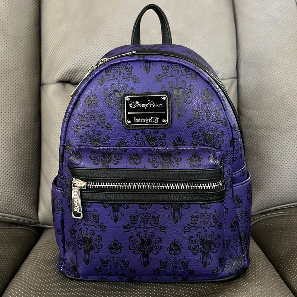 Rare find Disney Loungefly Haunted Mansion Mini Backpack